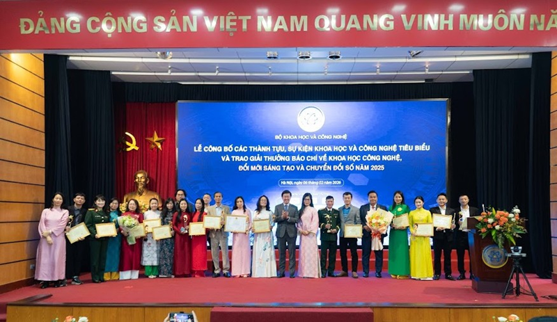 Vinh danh tác giả, tác phẩm đoạt Giải thưởng báo chí về KH&CN
