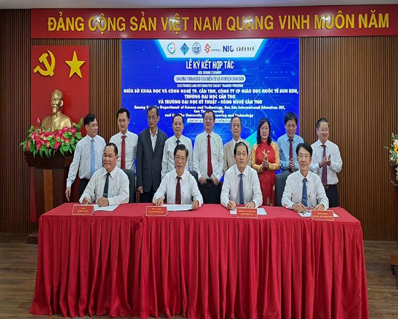Cần Thơ ký kết hợp tác đào tạo nhân lực ngành điện tử và vi mạch bán dẫn